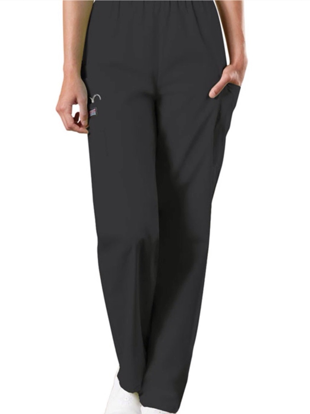 Cherokee Work Wear Women’s black scrubs pants M NWT
